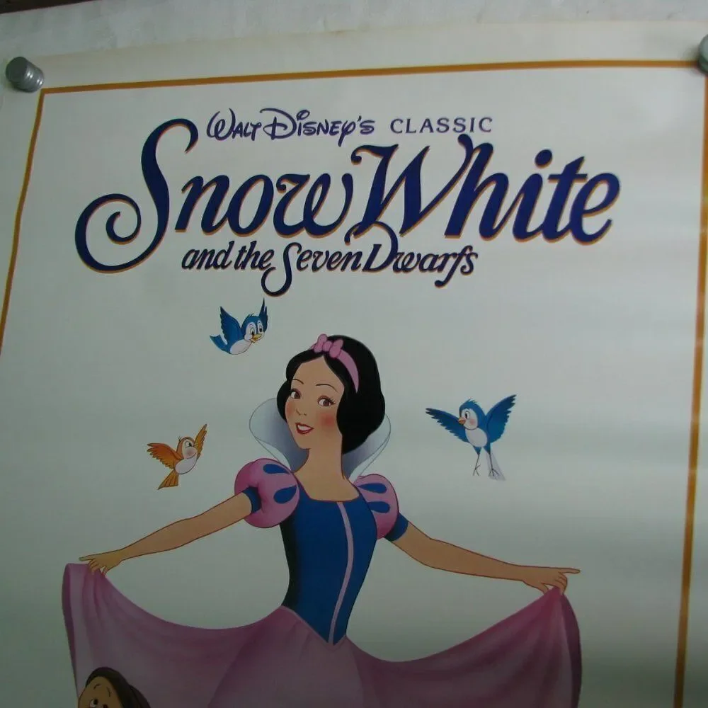 Vintage Snow White and the Seven Dwarves Movie Poster